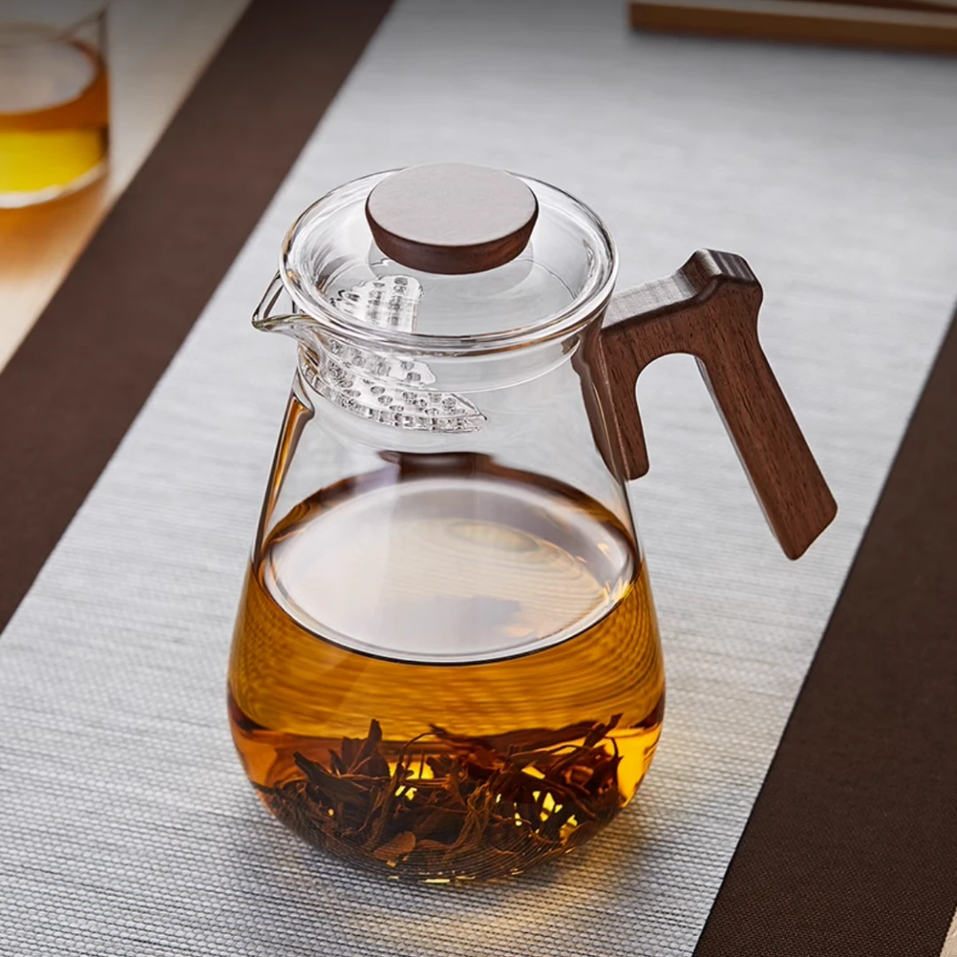 悦享玻璃茶壶月牙过滤绿茶泡茶器耐高温电陶炉煮茶壶大容量茶具