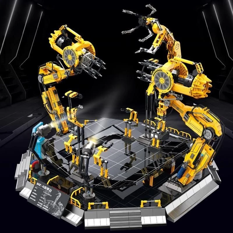 古励GL-991-1 超级英雄系列漫威MK-4拆甲台机甲拼装积木模型