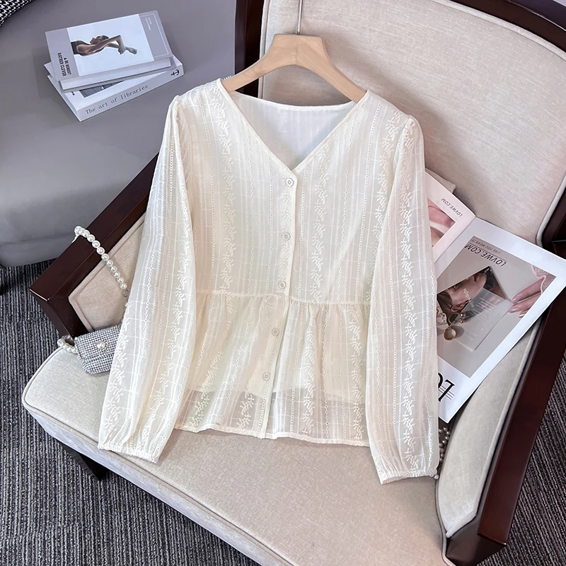 0209时尚显瘦短袖衬衫上衣女春夏新款韩版设计感小众宽松别致衬衣