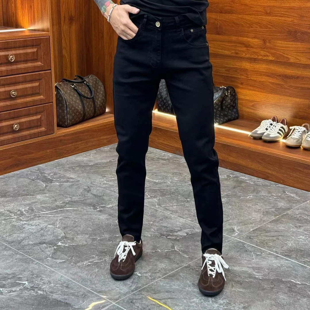 2024秋冬新款男士净版韩版牛仔裤牛仔裤男款