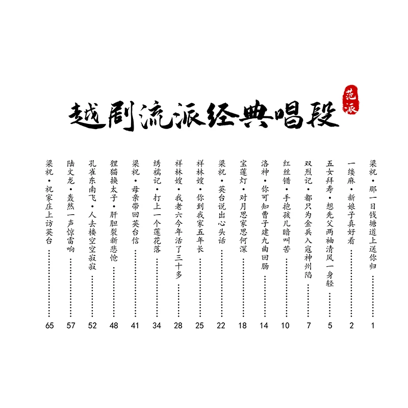 越剧流派经典唱段【带音频伴奏12本可选】