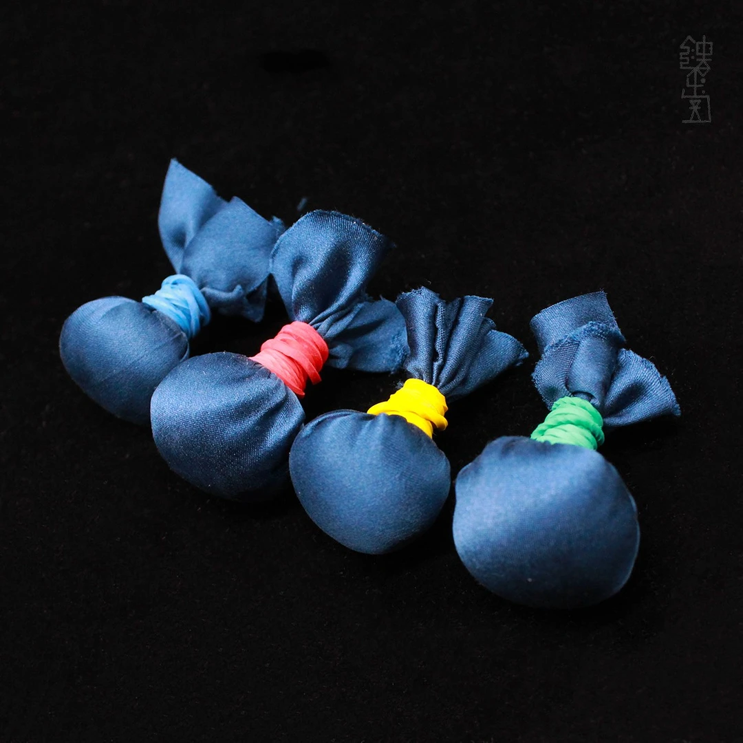 【镂金堂】手工真丝拓包 篆刻拓边款 拓封泥必备 直径2cm！