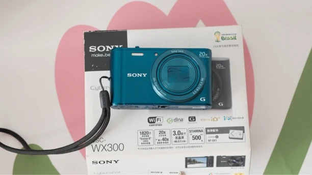 9新 Sony/索尼 wx300，网红款小长焦ccd相机