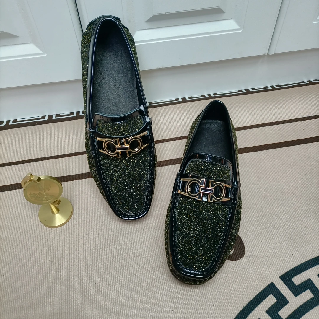 高端商务真皮豆豆鞋男士豆豆鞋真皮手工鞋男士休闲鞋驾车鞋