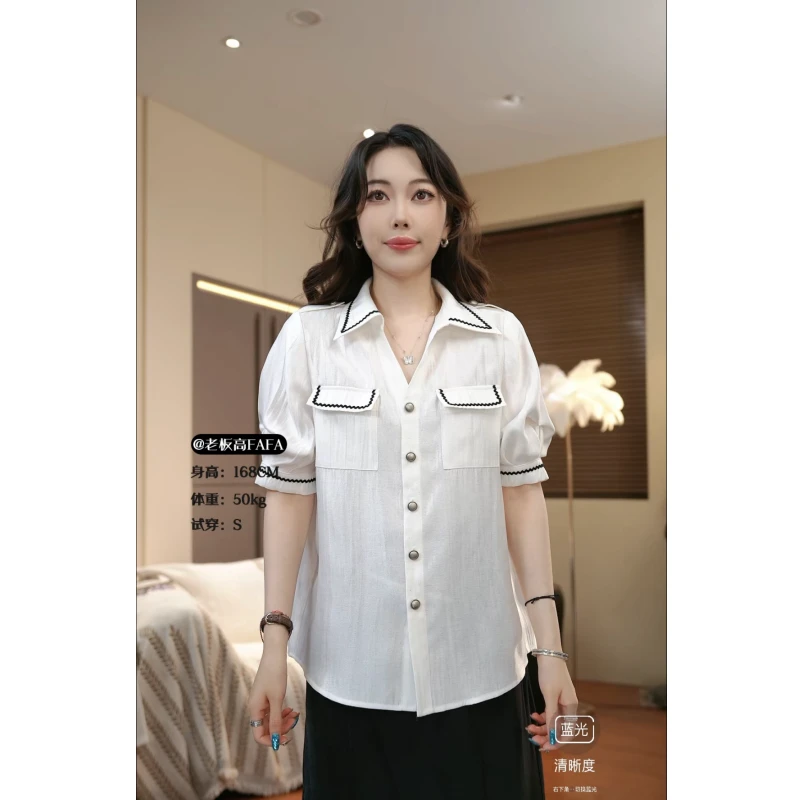 【月光夜曲】老板高FAFA 原创设计·高定品质夏款上衣25966