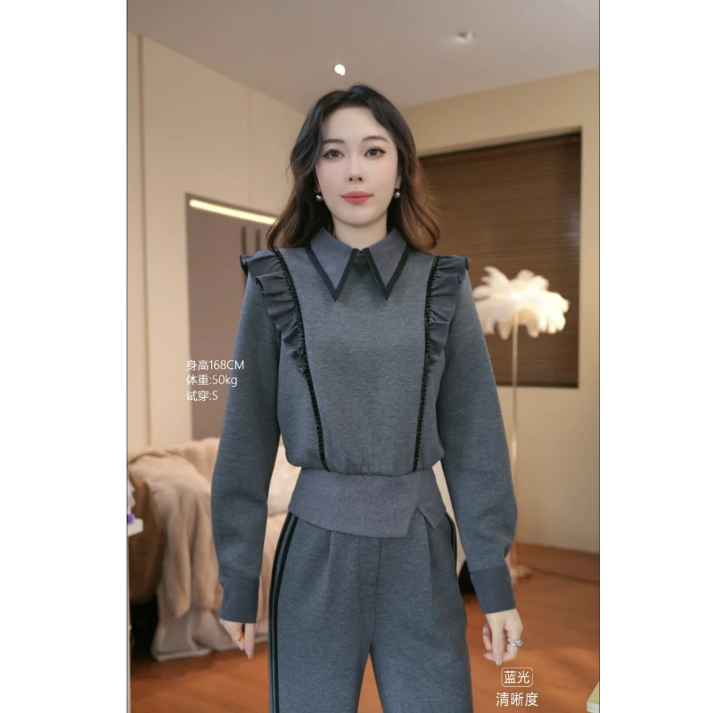 【意欢灰调】老板高FAFA 原创设计·高定品质两件套装29373