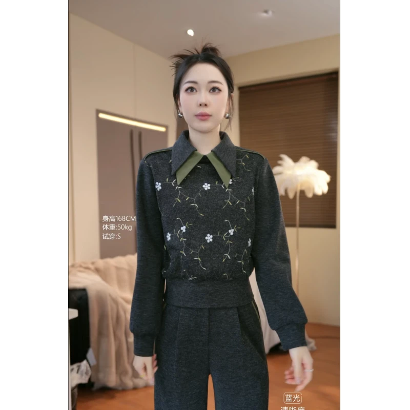 【晚冬予墨】老板高FAFA原创·高定400g重工刺绣提花两件套装29632