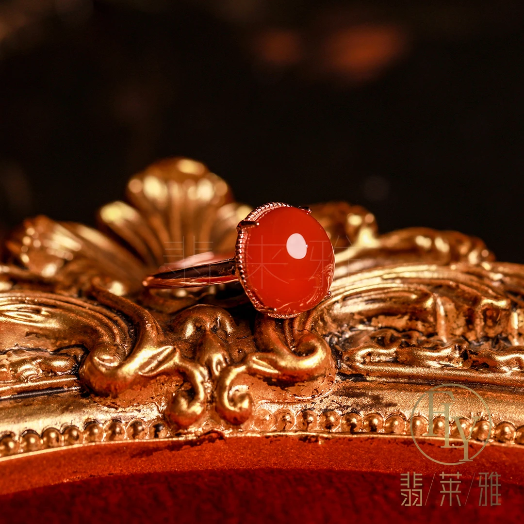 中古vintage精致手工工艺戒指-4600