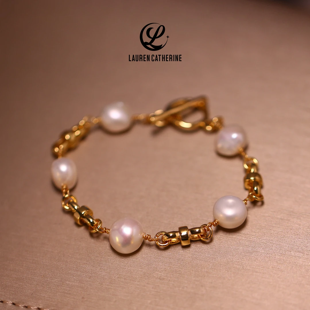 铜合金手链 英国设计师麻花结链条个性简约重工气质手链 -9661