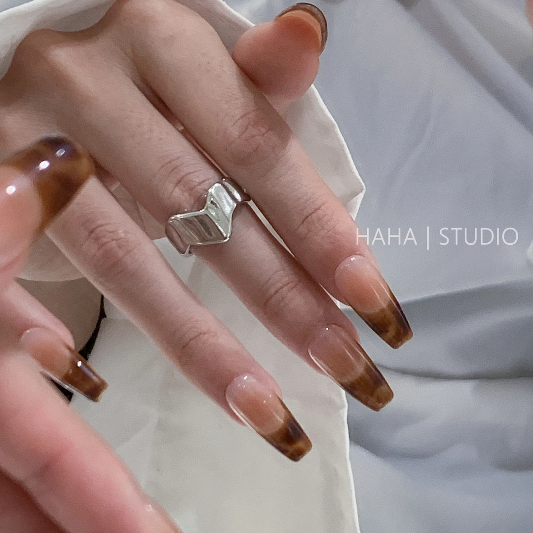 【琥珀】哈哈公主纯手工定制穿戴棕色气质温柔简约高级感秋冬氛围