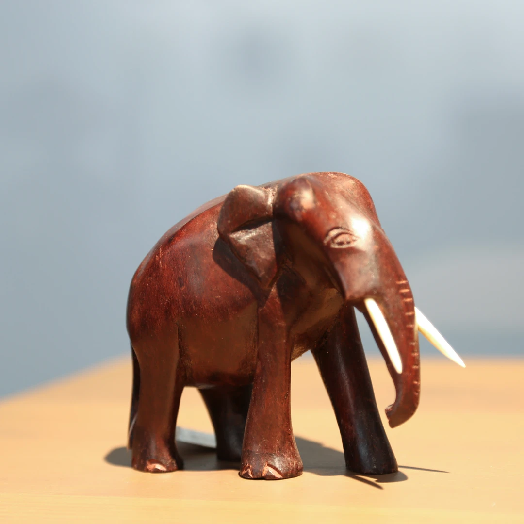 【锡兰甄选】斯里兰卡木雕大象家居摆件木雕