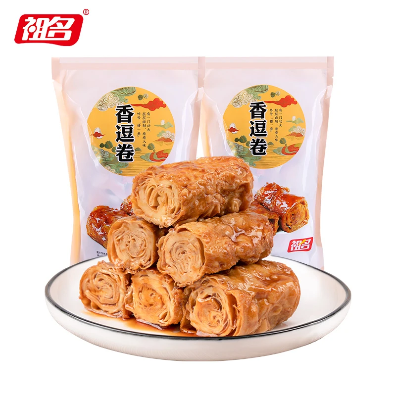 祖名【卷卷组合1000g】香逗卷香豆卷豆干解馋豆干五香豆干豆腐卷