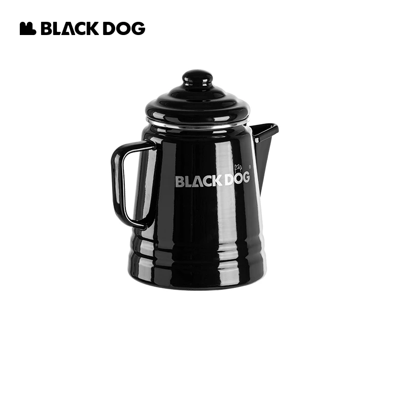 black dog黑化露营户外2L咖啡壶水壶茶壶精致露营野营围炉煮茶