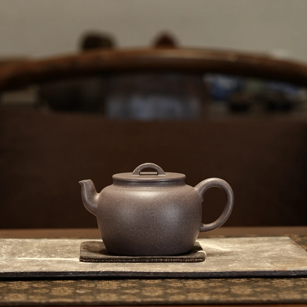 一线中青辈实力派聚水堂李寒勇老师作品《澹心》紫砂壶全手工高段位