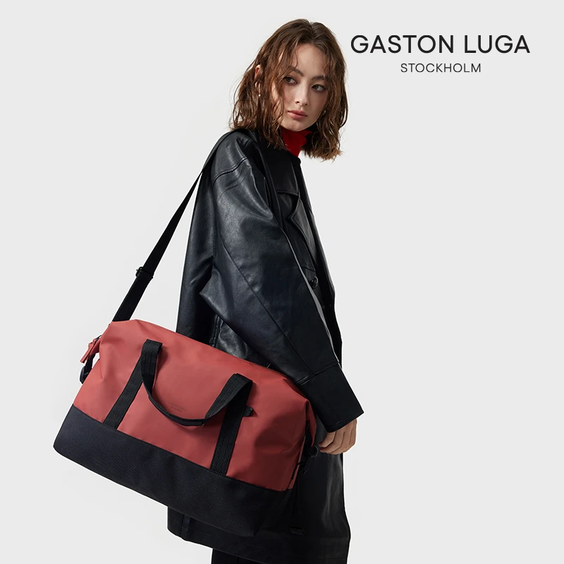GASTON LUGA旅行包男女大容量手提轻便防水行李包便携简约户外