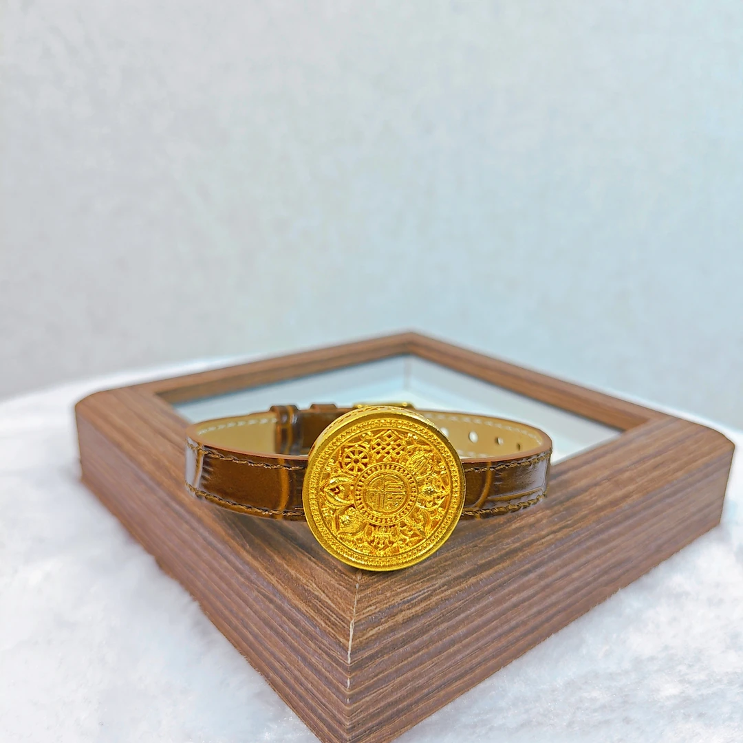 铜合金手链 八宝罗盘手表链