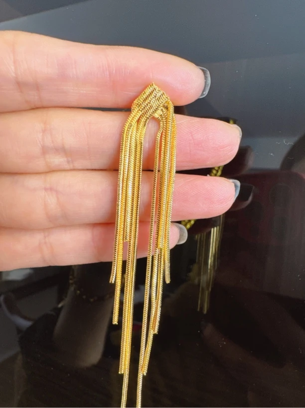 铜合金耳饰 铜合金时尚流苏耳坠