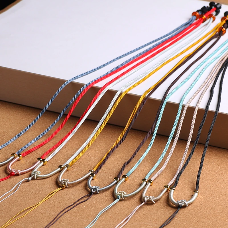 云黛收编吊坠绳 手工DIY编织吊坠挂绳可调节高级挂件绳子挂脖绳