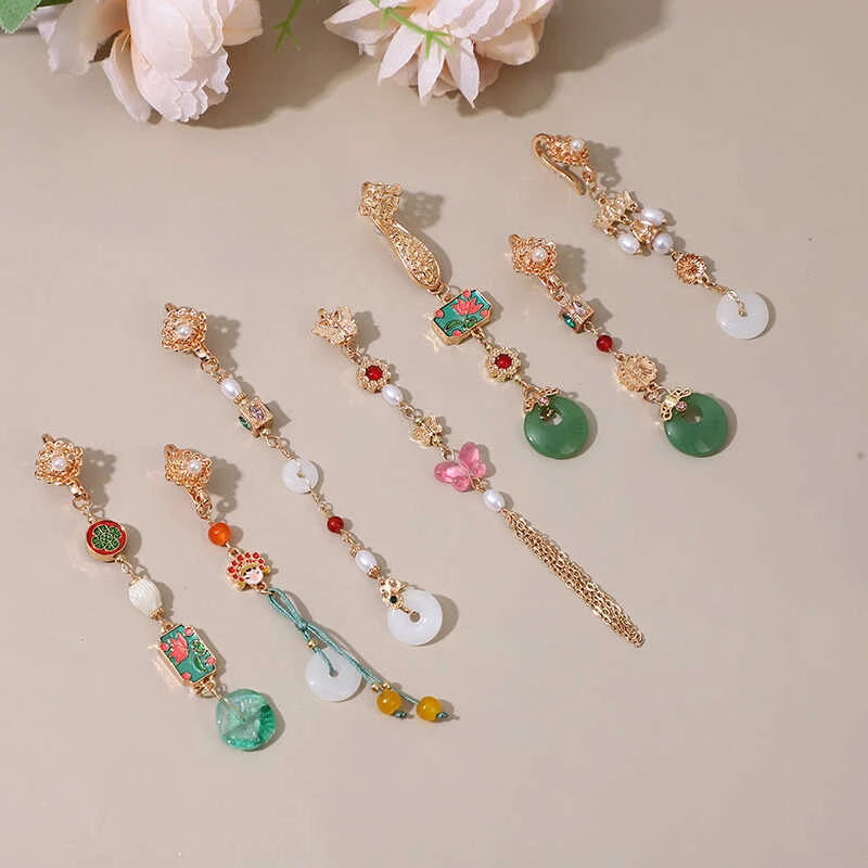 锌合金胸针 古风压襟超仙风旗袍气质挂件胸针汉服中式妆配饰品女