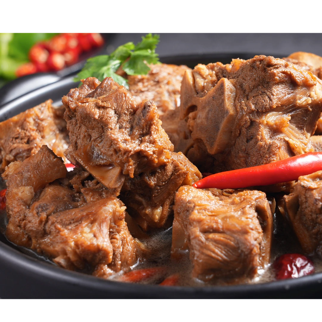 【京城名吃】八食八味羊蝎子火锅鲜香1千克加热即（食固体物>500克）