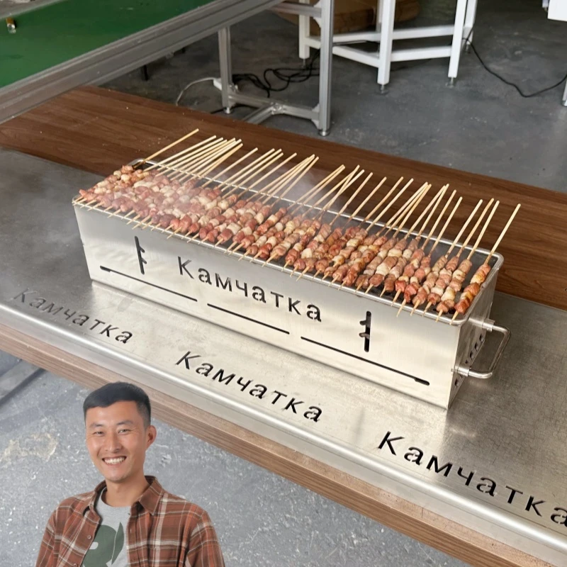 60公分激光满焊/3个厚万年牢不锈钢碳烤炉（碳板5.0）