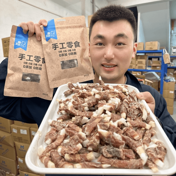 海南鸭肉椰条无添加魏宝娟宠物狗狗犬零食食品80g/袋
