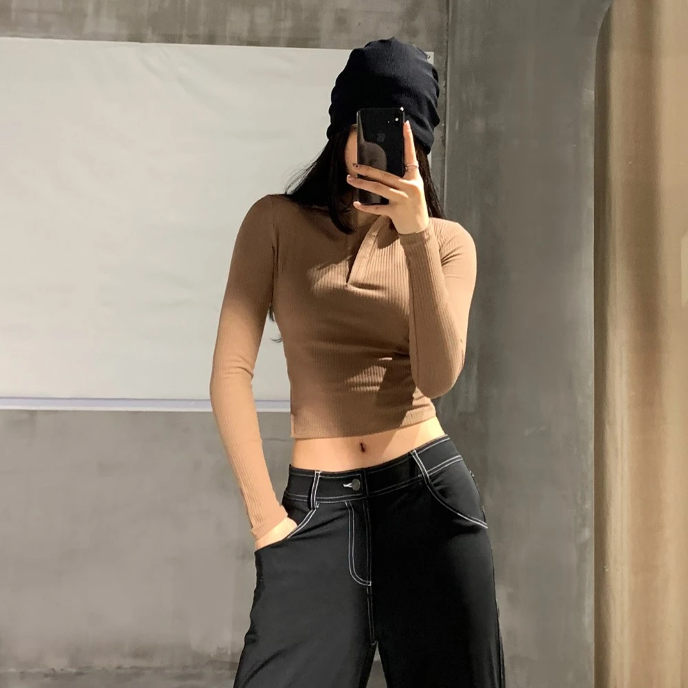 LaNikar跑步训练长袖运动T恤女瑜伽服上衣紧身健身衣春秋款S0903