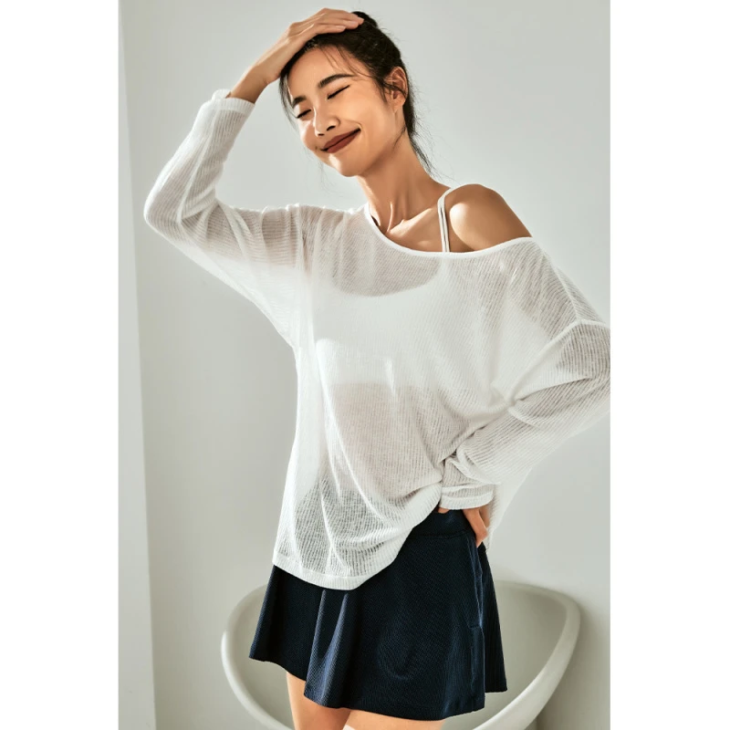 【主播推荐】LaNikar秋季圆领宽松运动t恤长袖休闲速干衣S1011