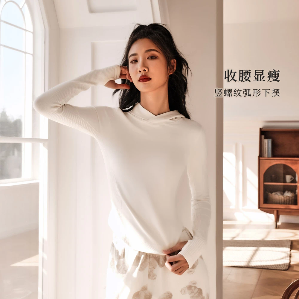 【婉婉专属】LaNikar连帽长袖运动健身跑步瑜伽速干卫衣秋冬S1036