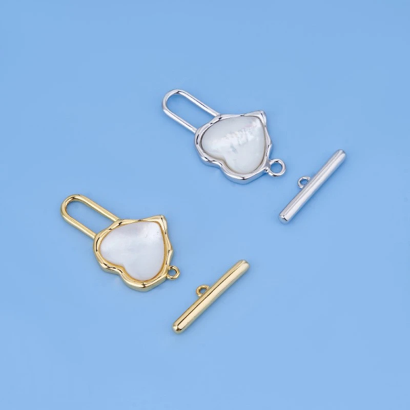 925银仿珍珠银制品 OT扣手链项链收尾链接扣DIY材质串珠装饰配件