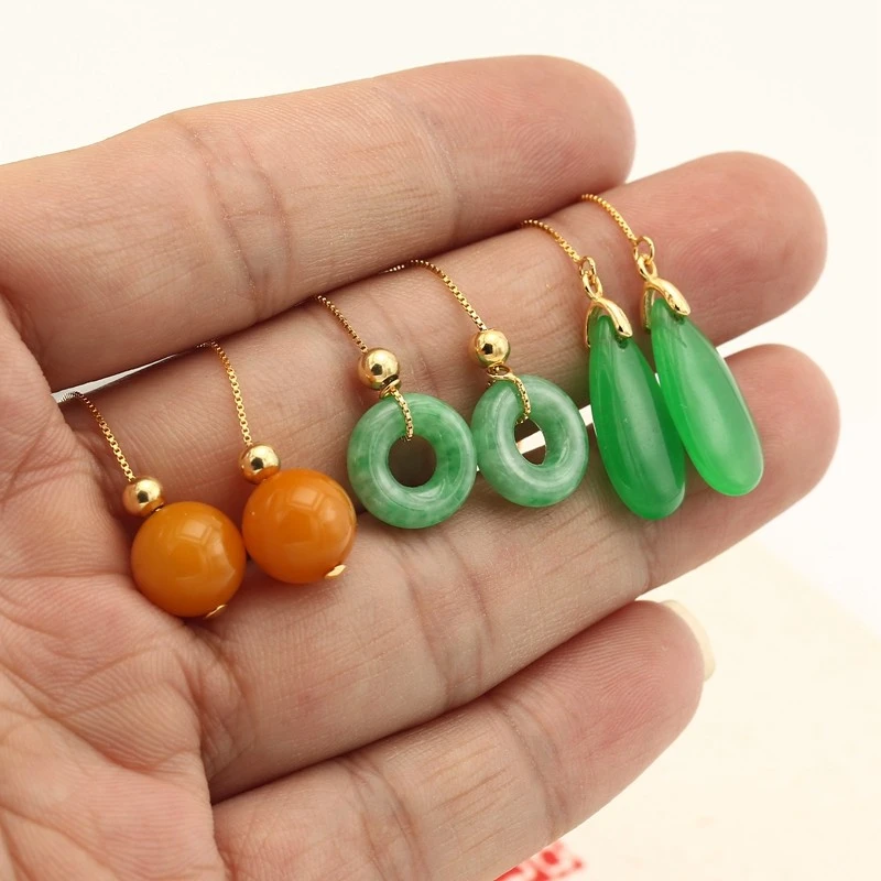 925银银制品 耳扣耳饰DIY配件扣头镀18k金日韩耳坠扣耳线流苏百搭