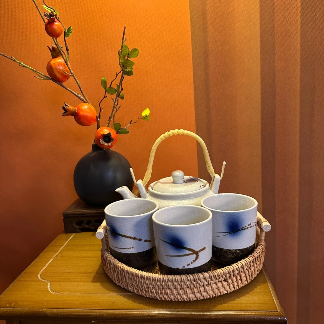 DY-267  茶壶套组 1壶3杯手工复古