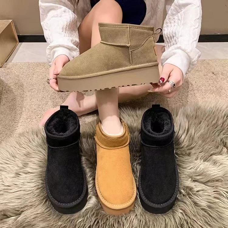2023新款雪地靴女棉靴棉鞋爆款大棉鞋子保暖高颜值爆款百搭雪地靴