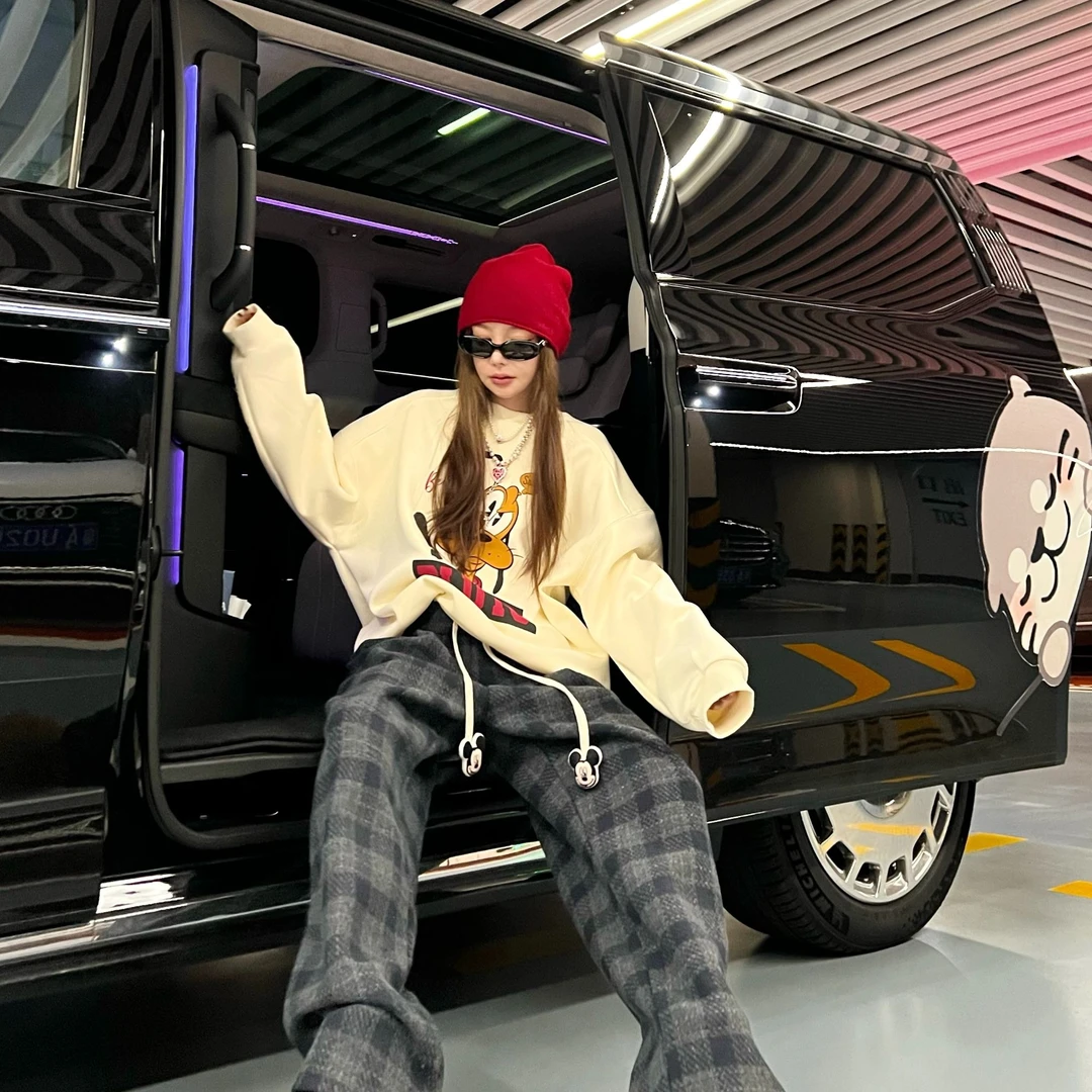 【陶陶推荐 】秋季新款设计款可爱图案显瘦卫衣 S397