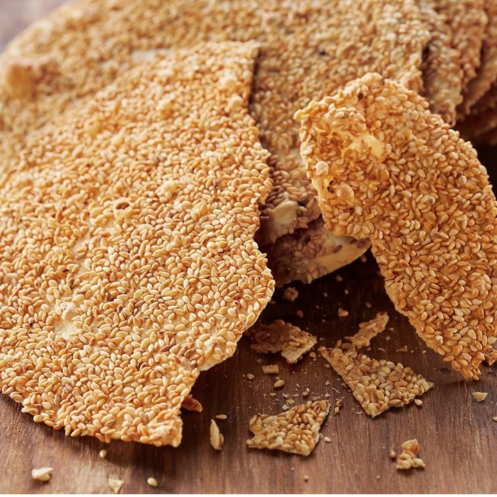 周村烧饼山东淄博特产零食手工特色老式烧饼老字号全麦优质芝麻饼