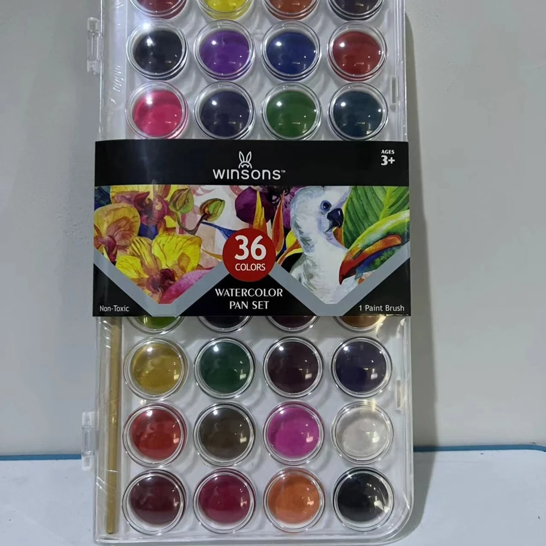 1美术王国WINSONS36色固体水粉