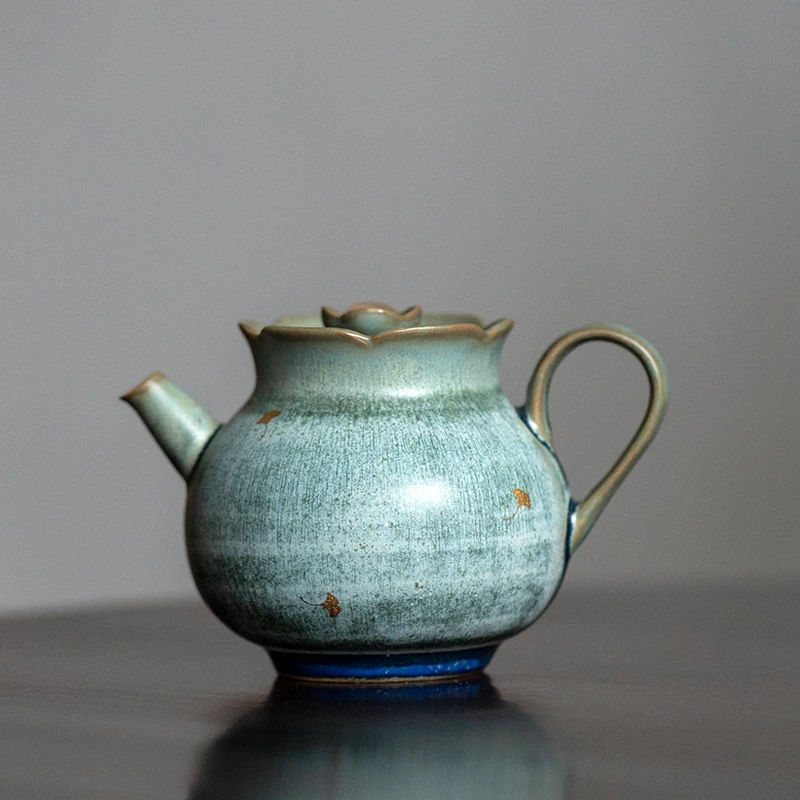 茶小洋手工窑变釉花口主人杯家用泡茶杯复古品茗杯功夫茶具茶杯