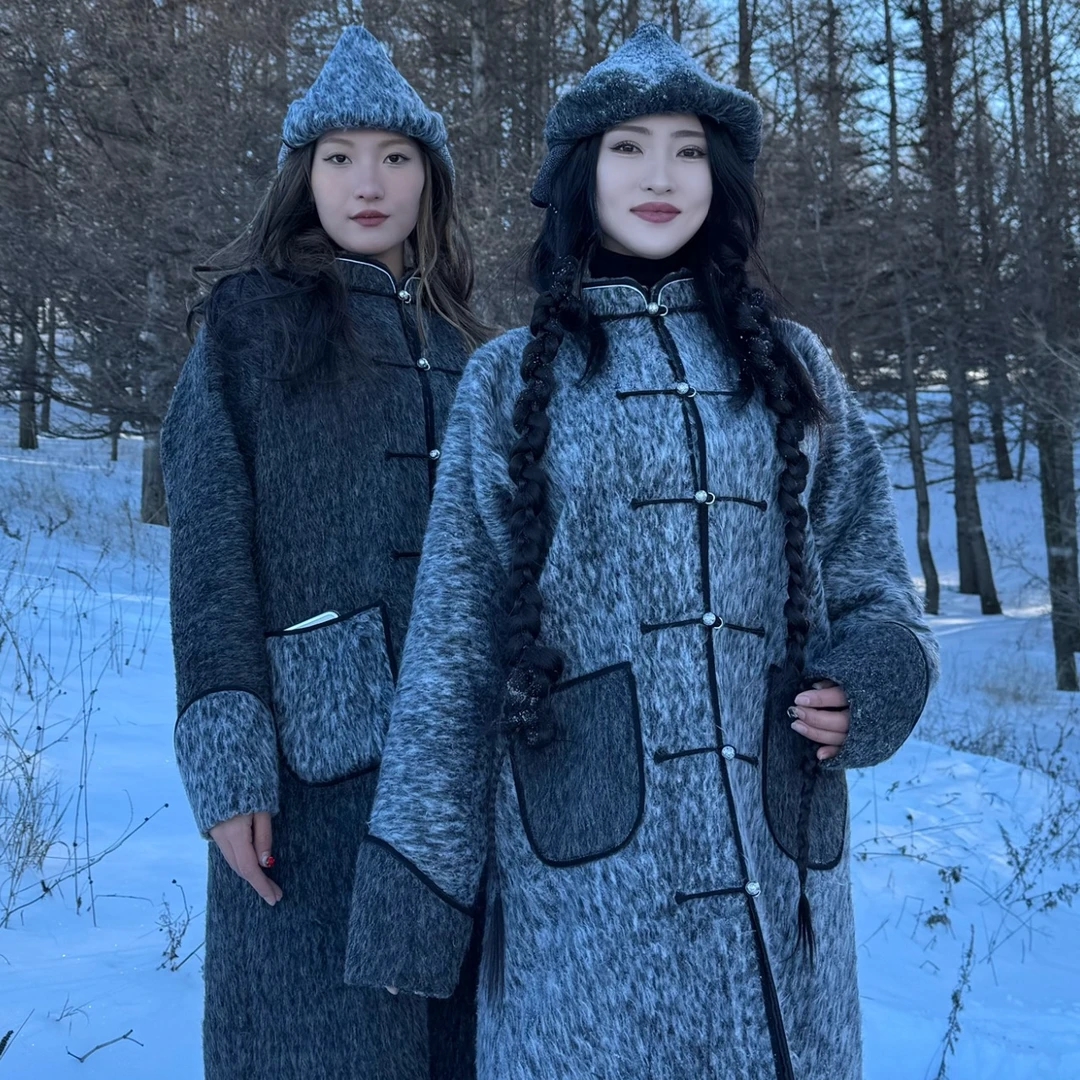【道日娜】民族服饰新款春秋民族风长袍街拍百搭时尚宽松女款 达人