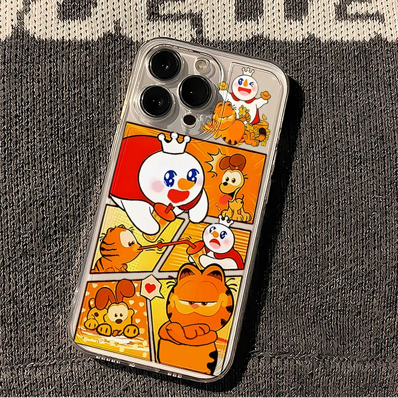 蜜雪加菲猫适用华为iPhone15苹果16手机壳13软14透12太空11创意xr