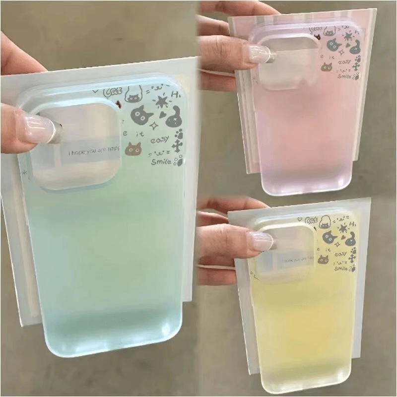 夏日薄荷绿多只猫咪iPhone15promax苹果14手机壳13/XR大孔12女11x