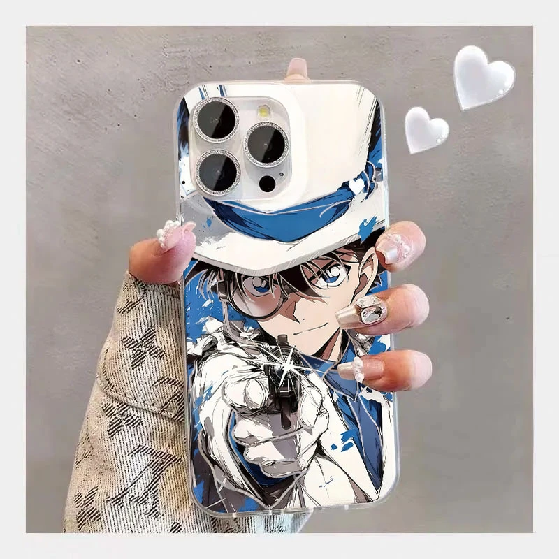 蓝泼彩基德大人羽纱壳适用iphone15/14/手机壳华为vivo小米防摔xr