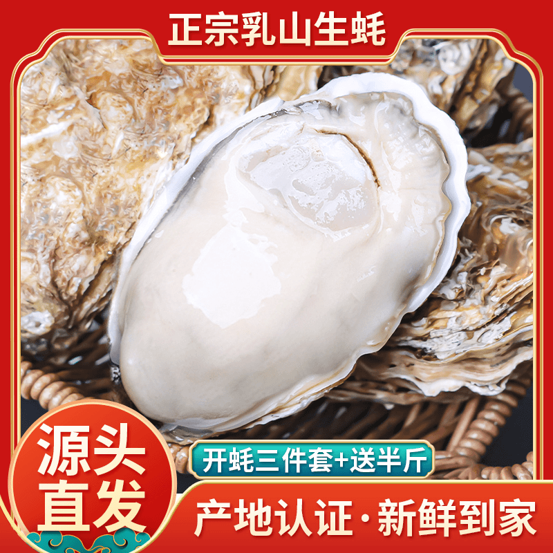 【精品级生蚝】正宗乳山生蚝鲜活原产地直发新鲜牡蛎生鲜海鲜海蛎子