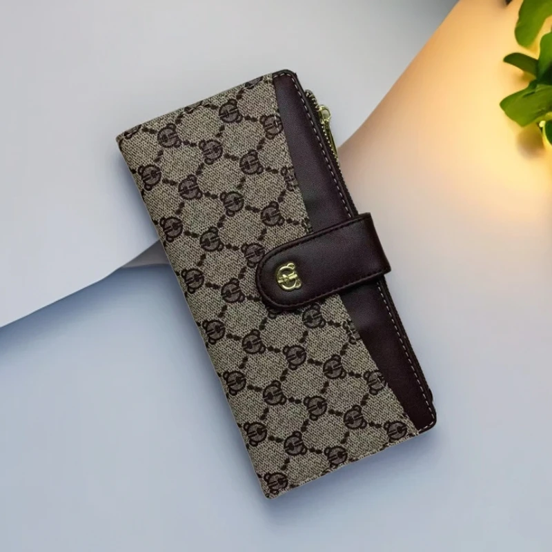 DICK BEAR/迪克熊0065百搭多色新款时尚经典印花超薄折叠钱包