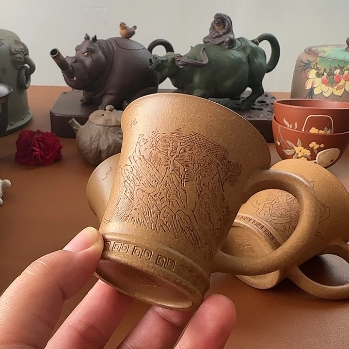 宜兴紫砂主人杯杯