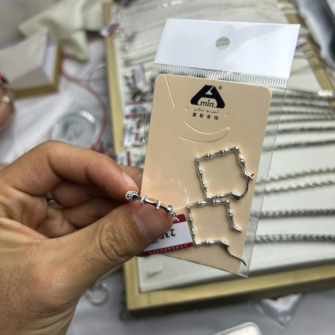 足银戒指 爱敏时尚纯银S990戒指女款时尚气质可爱百搭小众简约