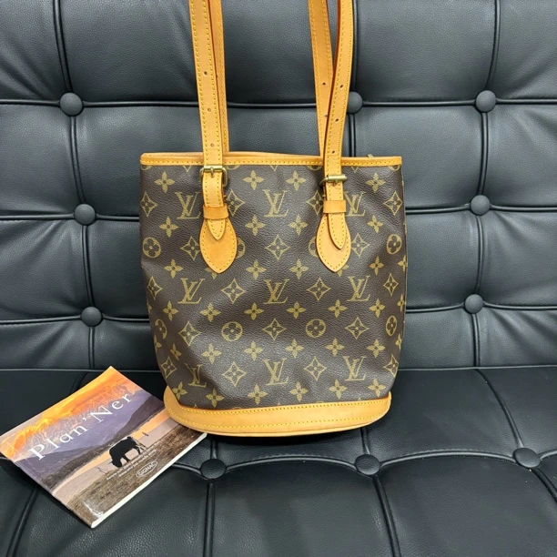 95新 LouisVuitton/路易威登 小花水桶包