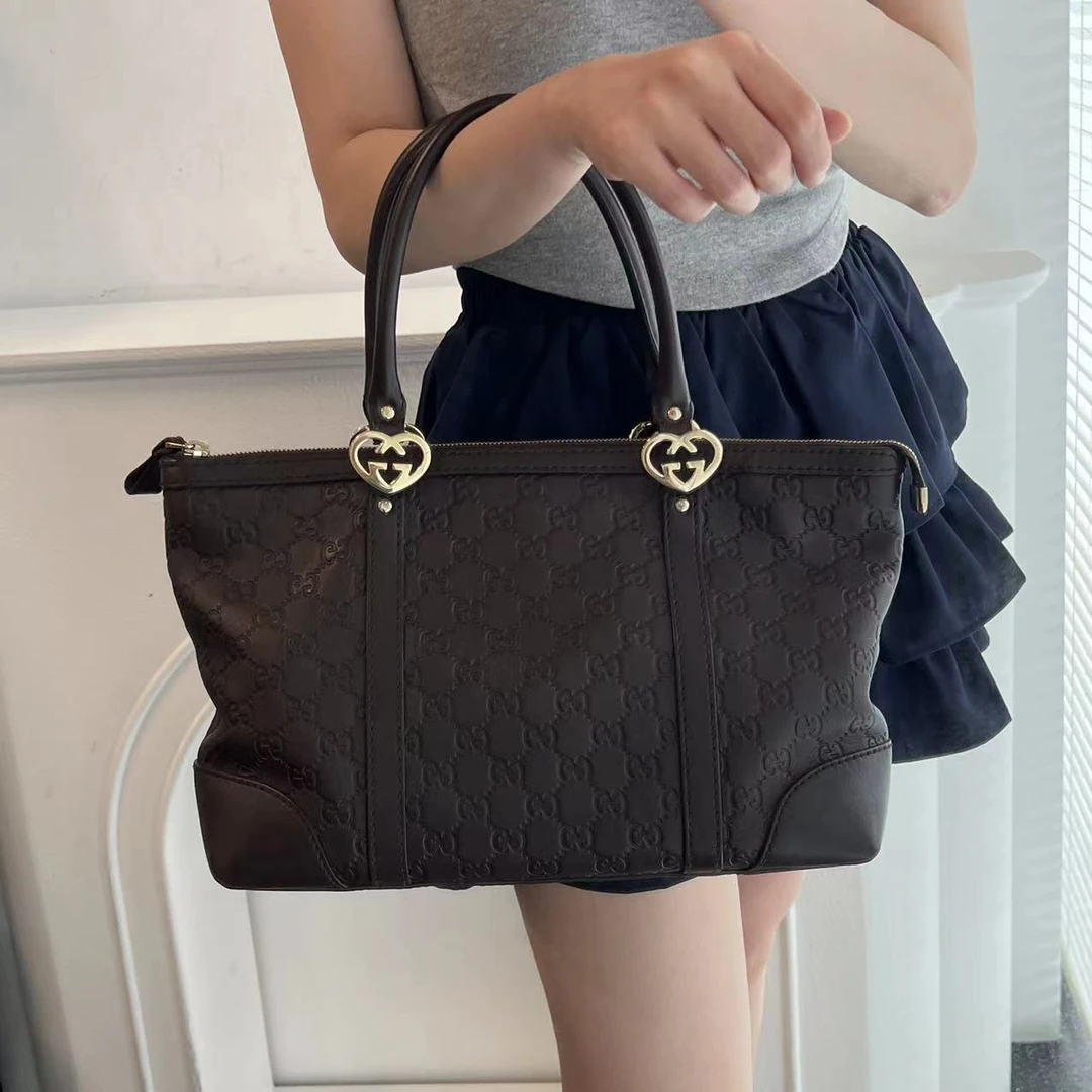 95新 GUCCI/古驰 小花手提包