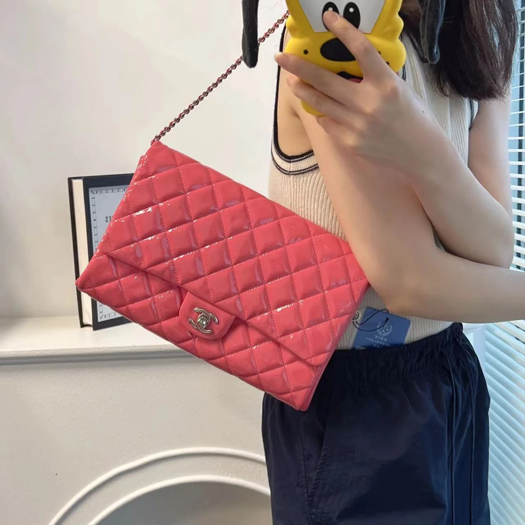 95新 Chanel/香奈儿 小花cf链条包