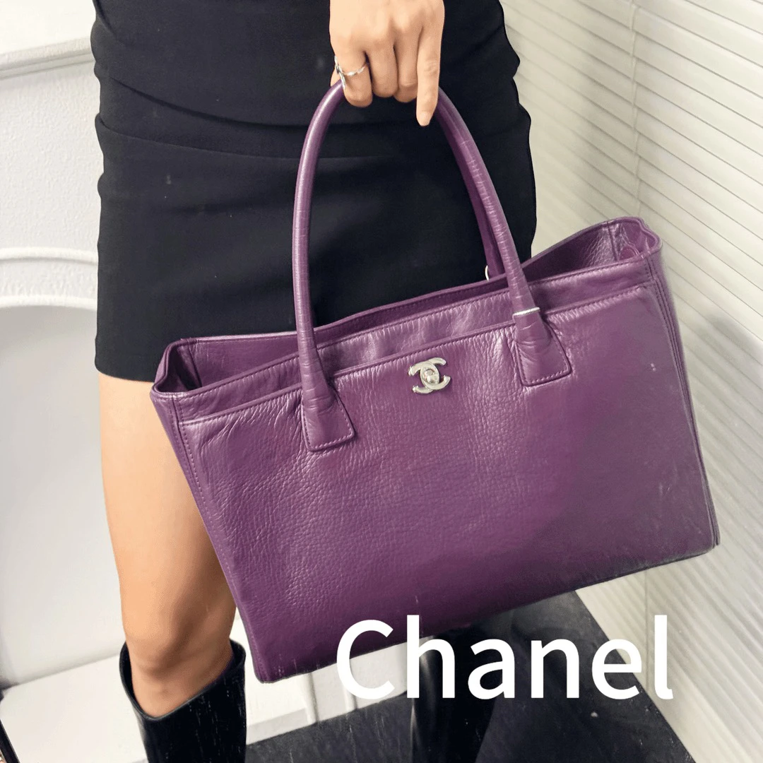 95新 Chanel/香奈儿 小花手提托特包