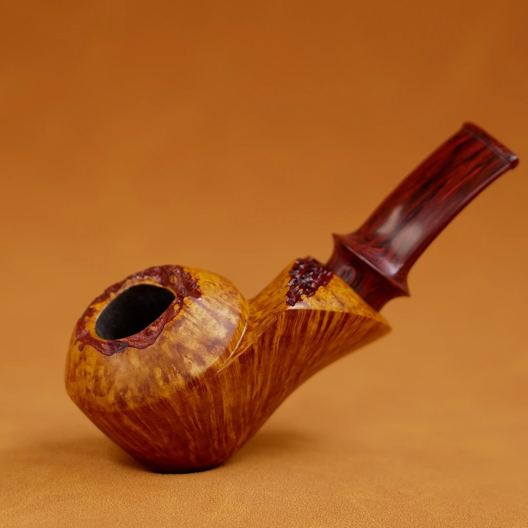 德国弯道小王子jopp手工大师自由式石楠木烟斗